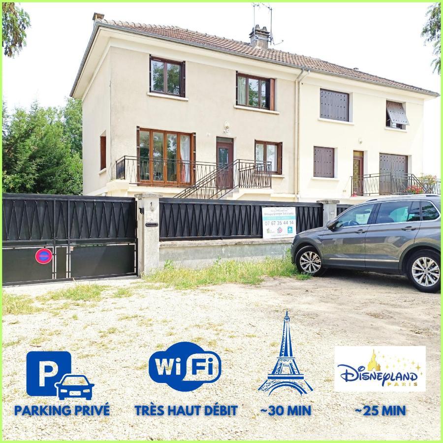 Qhome 3 - Duplex Cosy Entre Paris Et Disney - Parking Prive Villiers-sur-Marne Εξωτερικό φωτογραφία